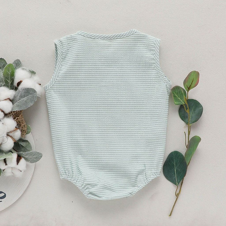 Baby peuter katoen en linnen schattig klimmen romper romper bodysuit