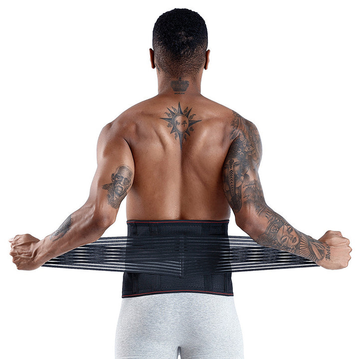 Rückenstütze Gewichtsverlust Klammergürtel Lenden Sie untere Taille Doppelte Rückenlinderung Taille Stütze Sport Springs Gürtel