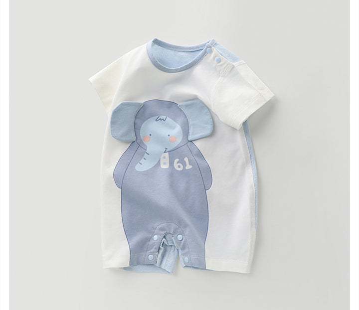 Bebek onesies'i gezmek için yaz kıyafetleri