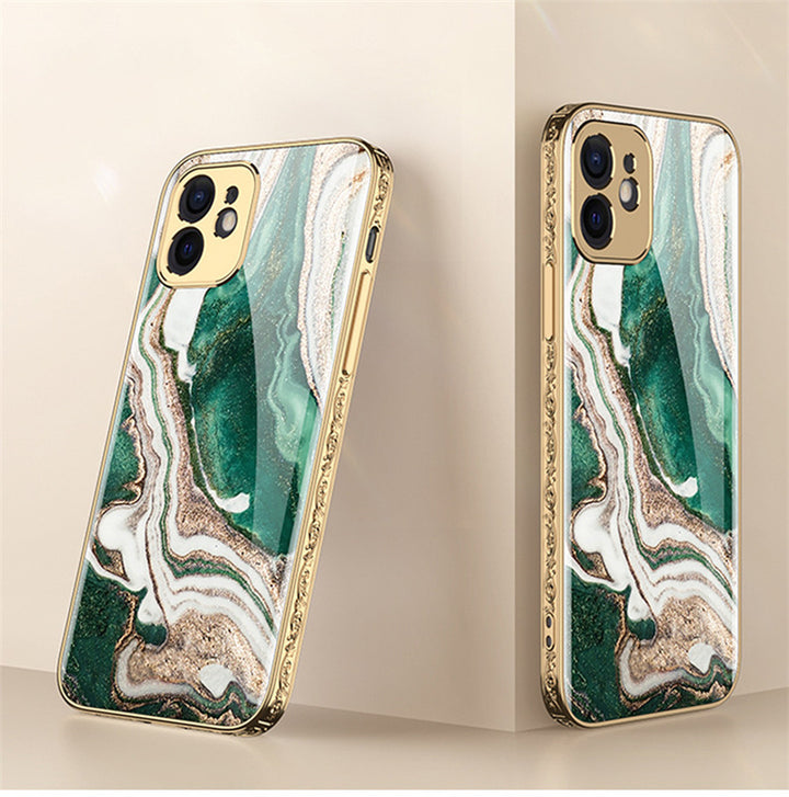 Mobile Phone Shell Embossed Electroplating Phone Case