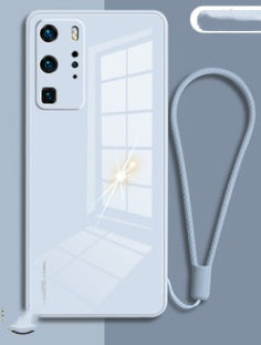 P40PRO Case de teléfonos móviles Glass Macaron
