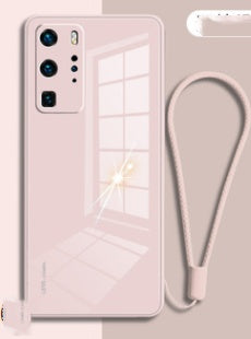 P40pro Mobile Phone Case Macaron Glass