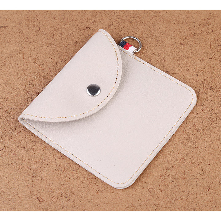 Data cable storage bag leather window display packaging