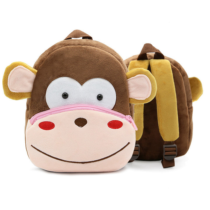 mochila de animales de bolsa de escolares de jardín de infantes