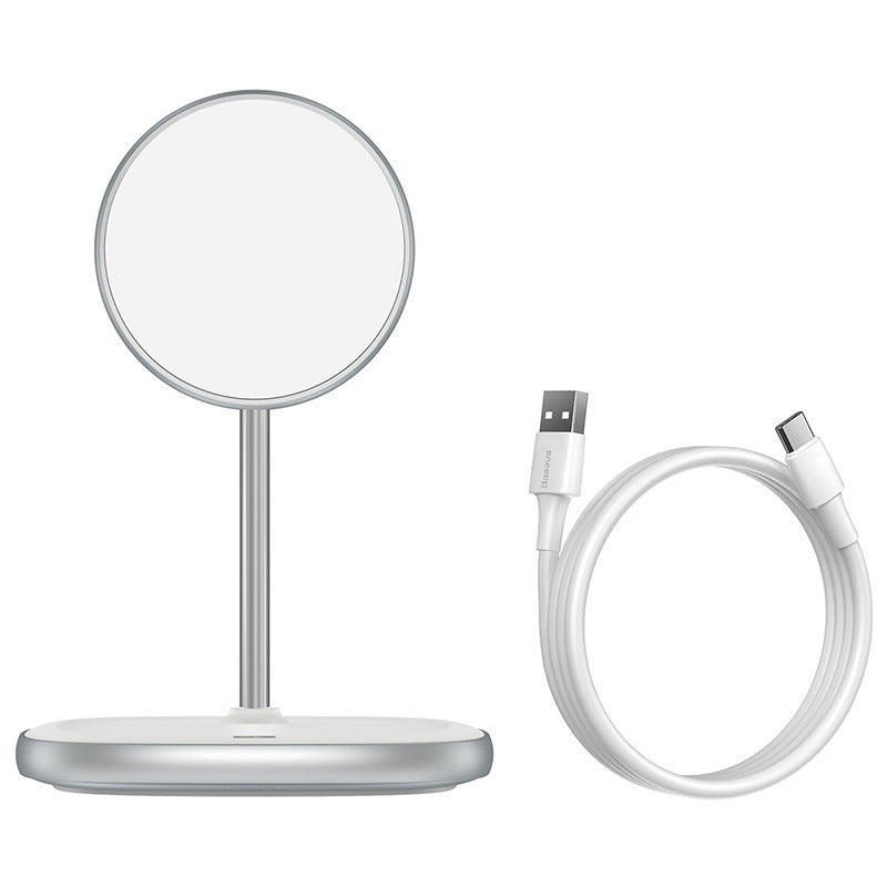 Compatible avec Apple, chargeur sans fil de support de bureau magnétique Swan