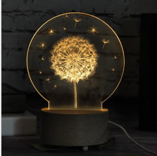 Söta maneter lampor Romantiska ledning Touch Children Lights Bedroom Decoration Valentines Day Gift Night Light