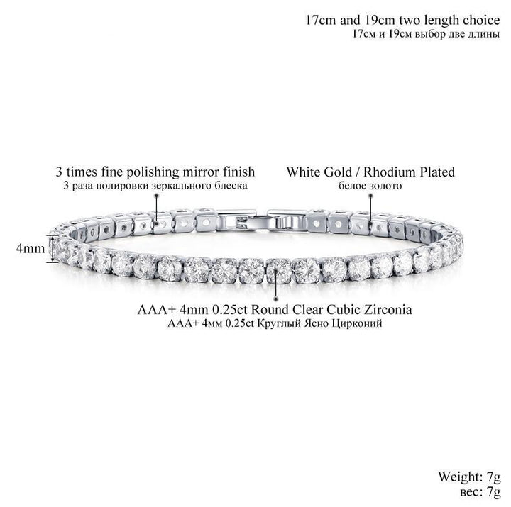 Cubic Zirconia Tennis Bracelet & Bangles for Women Christmas Gifts Nieuwe mode dame sieraden