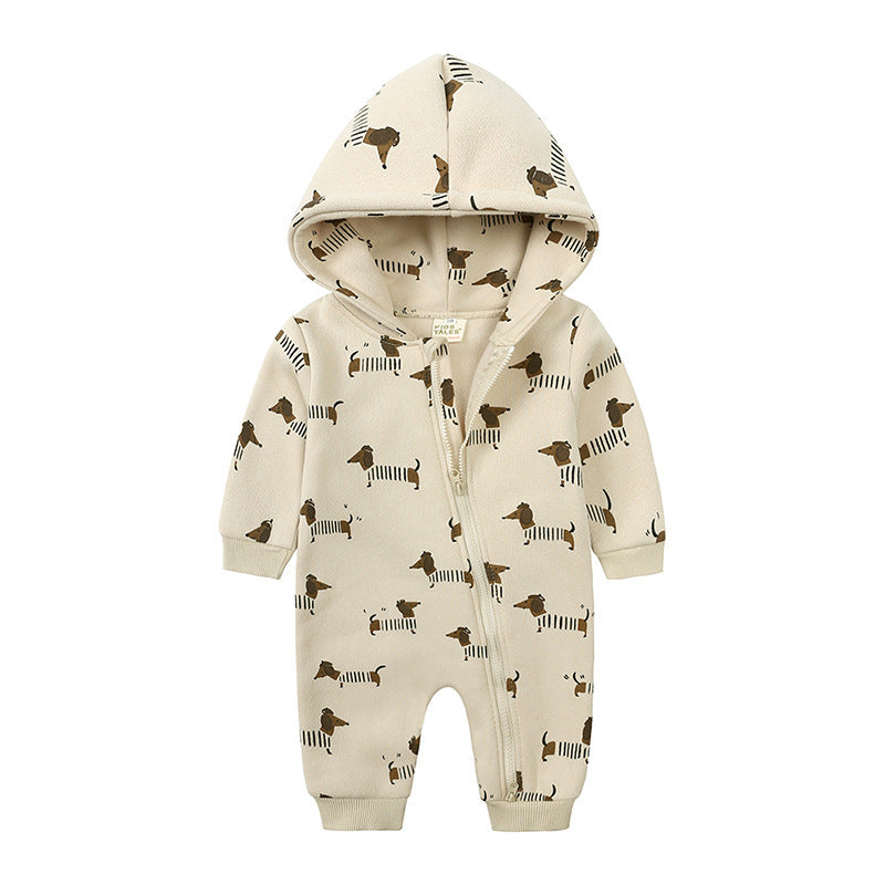 Fashion baby lange mouw fleece kleren