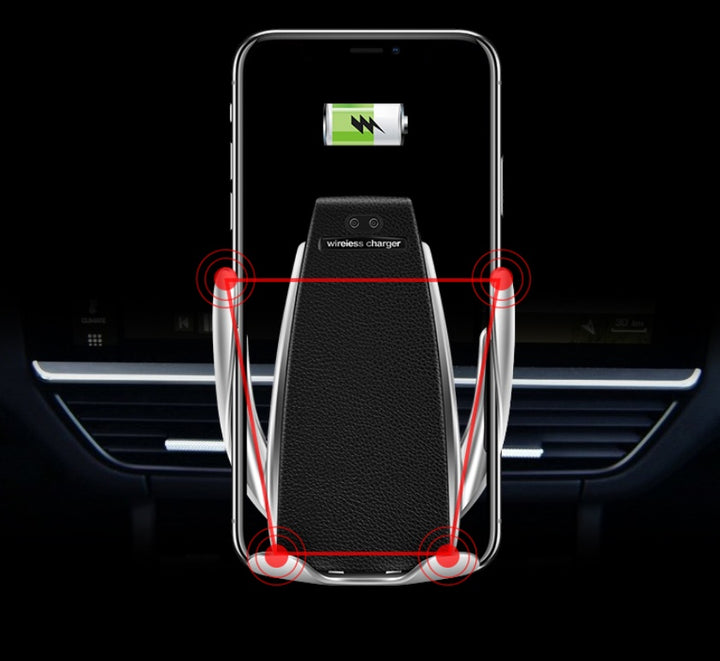 Chargeur sans fil de voiture 10W Induction Car Charge sans fil rapide avec porte-téléphone de voiture S5