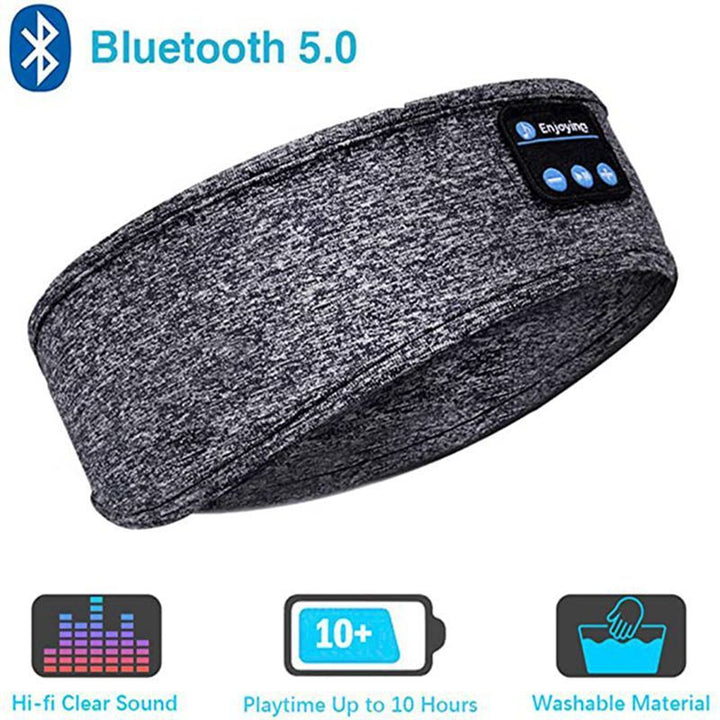 Wireless Bluetooth schlafende Kopfhörer Stirnband Dünne weiche Gummiband