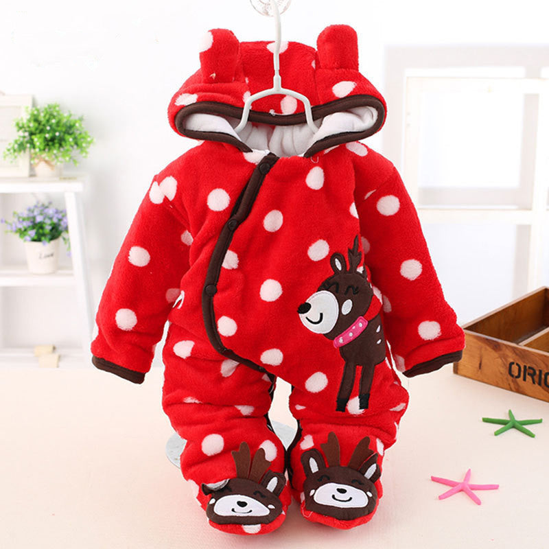 Koraal fleece romper