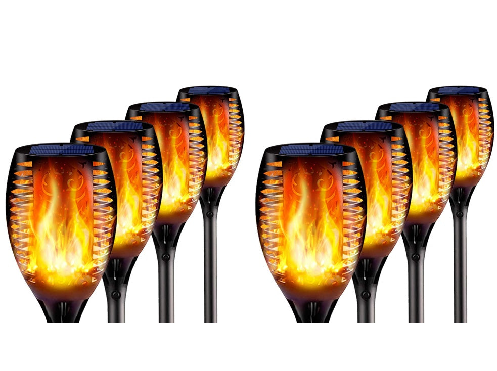 Flame Flame parpadeante Jardín LED IP65 al aire libre Tiki Tiki Torch Spotlights Decoración del paisaje Lámpara LED