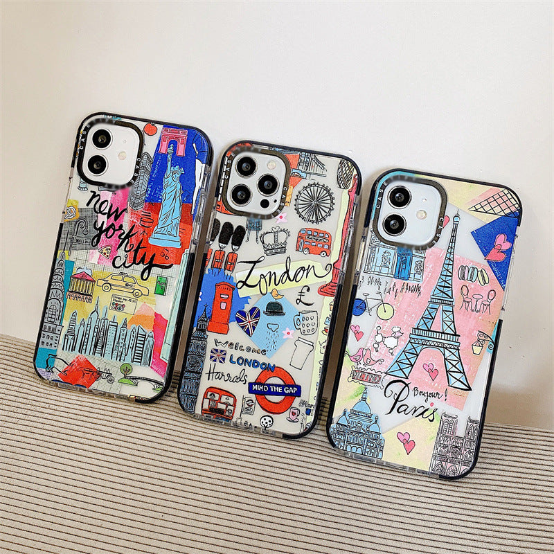 European And American Style Paris Tower Phone Case