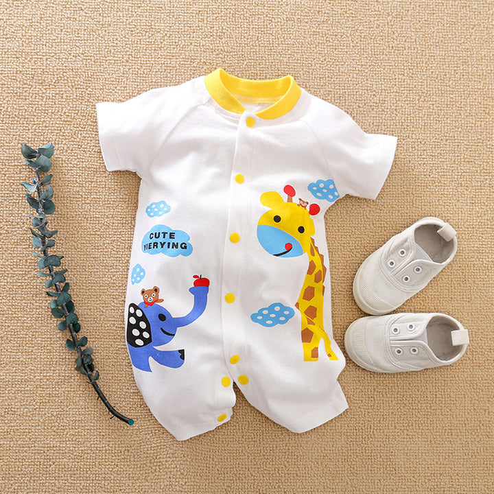 Vêtements de bébé manches courtes bébé grenouillères décontractées