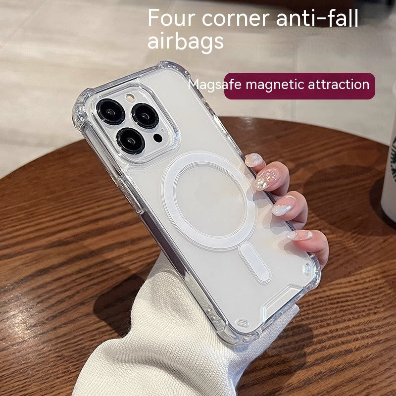 Four-corner Drop-resistant Airbag Magnetic Suction Phone Case