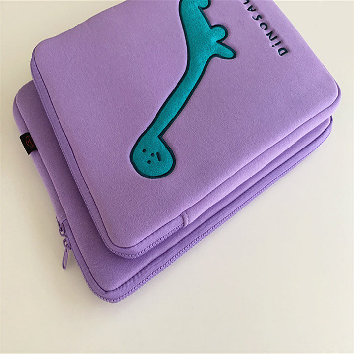 Dinoszaurusz laptop táska aranyos bélés táska védő hüvely