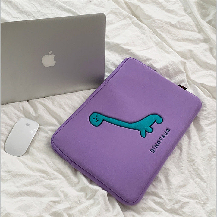 Bolso de laptop de dinosaurio lindo bolso de revestimiento manga protectora