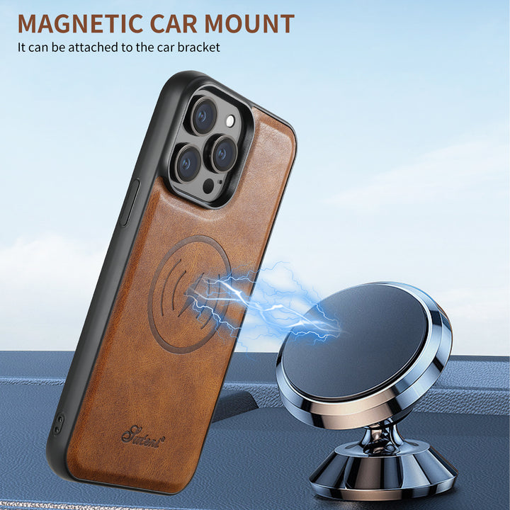 Porte-carte magnétique Deux-en-un Wireless Charging Phone Case