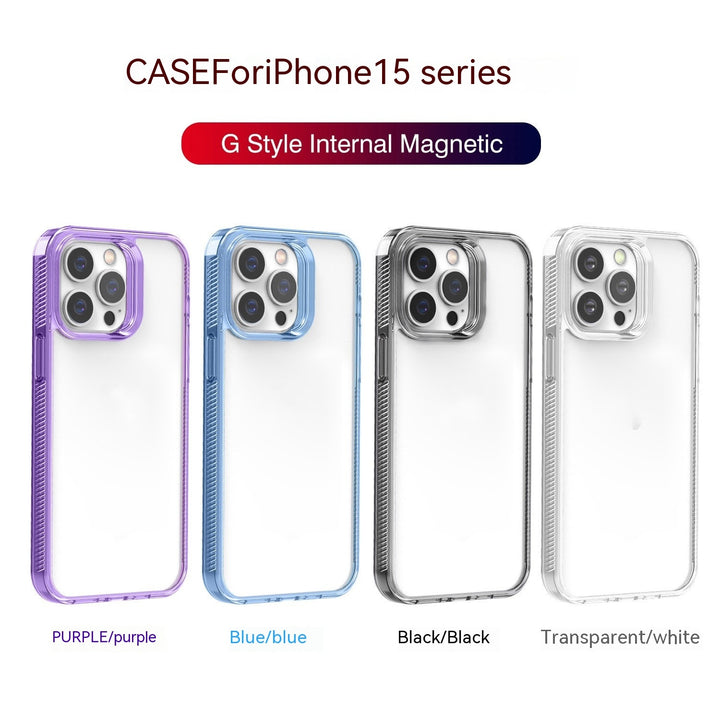Phone Case Thick Transparent With Anti-slip Pattern