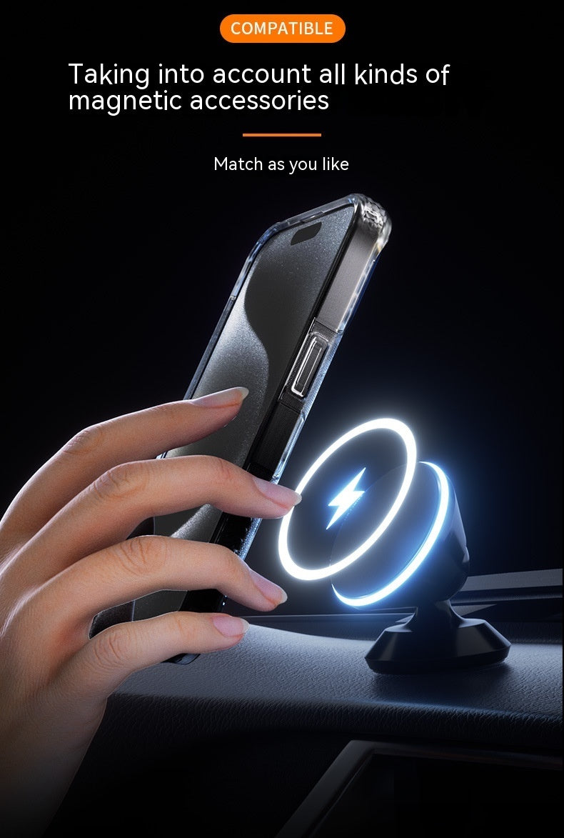 Magnetic Tide Brand Laser Transparent All-inclusive Phone Case