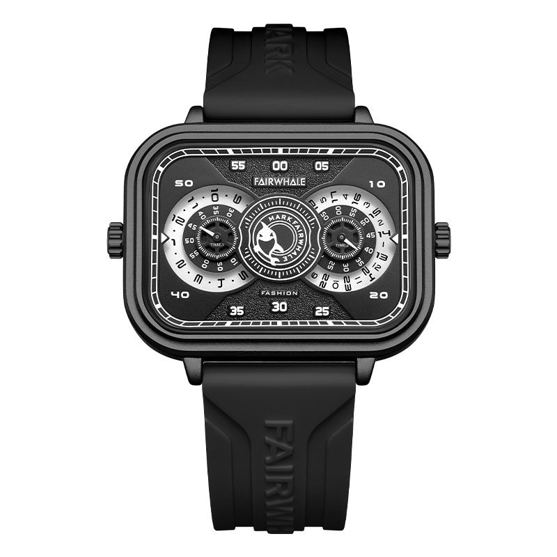 Reloj de moda luminosa impermeable para hombres multifuncionales