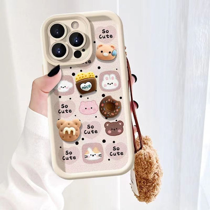 Autumn And Winter Plush Doll Phone Case