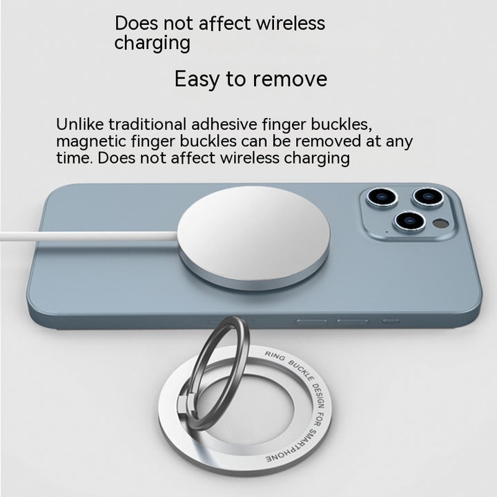 Telefon mobil magnetic fixat cu inel de zinc, cu inel de zinc