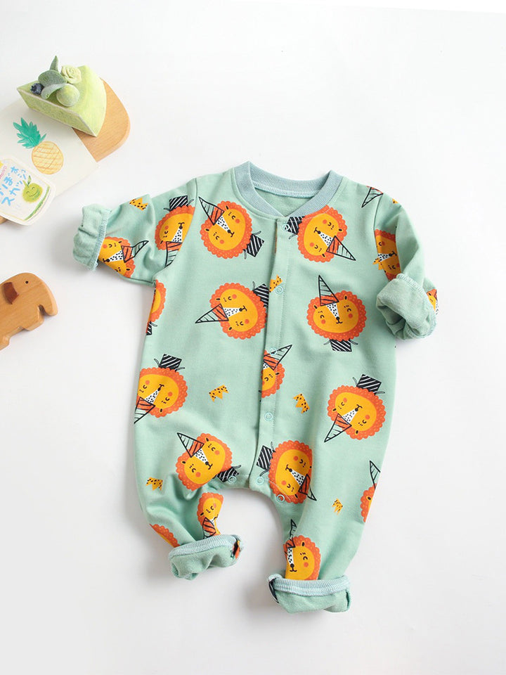 Baby Clothes Cartoon Long-Sleeved Romper