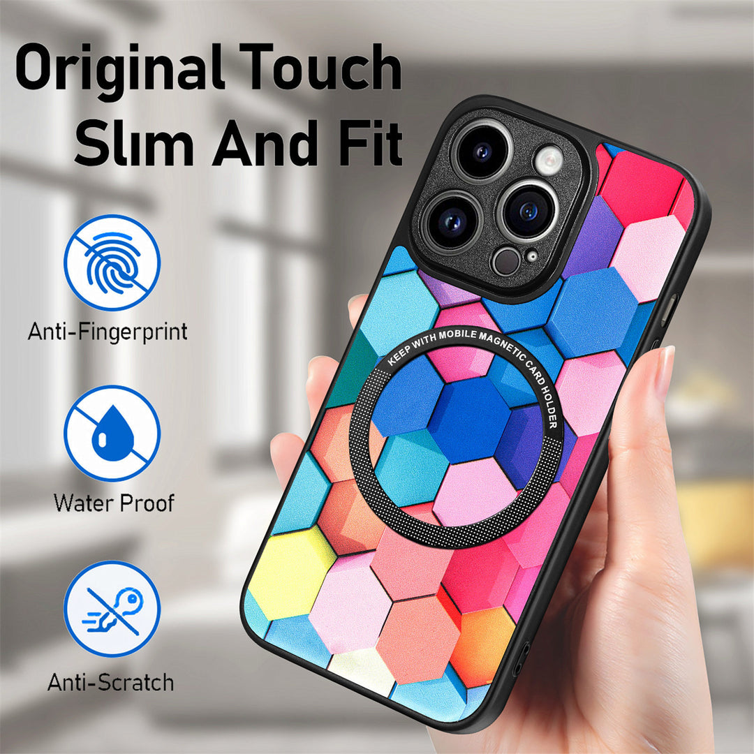 Phone Case Magnetic Suction Shell Plastic Two-in-one Material Phone Shell