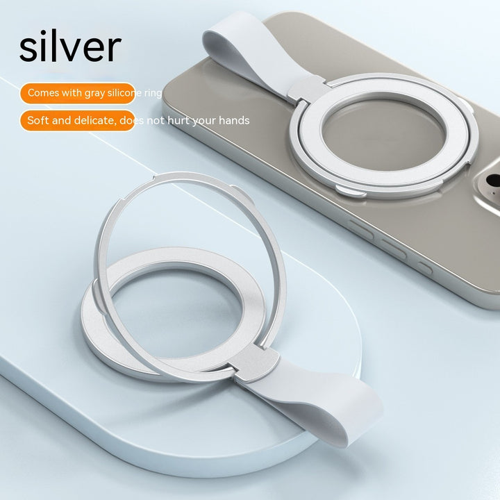 Magnetisch befestigter Ringhalterung kreativer Silikon -Lanyard -Typ