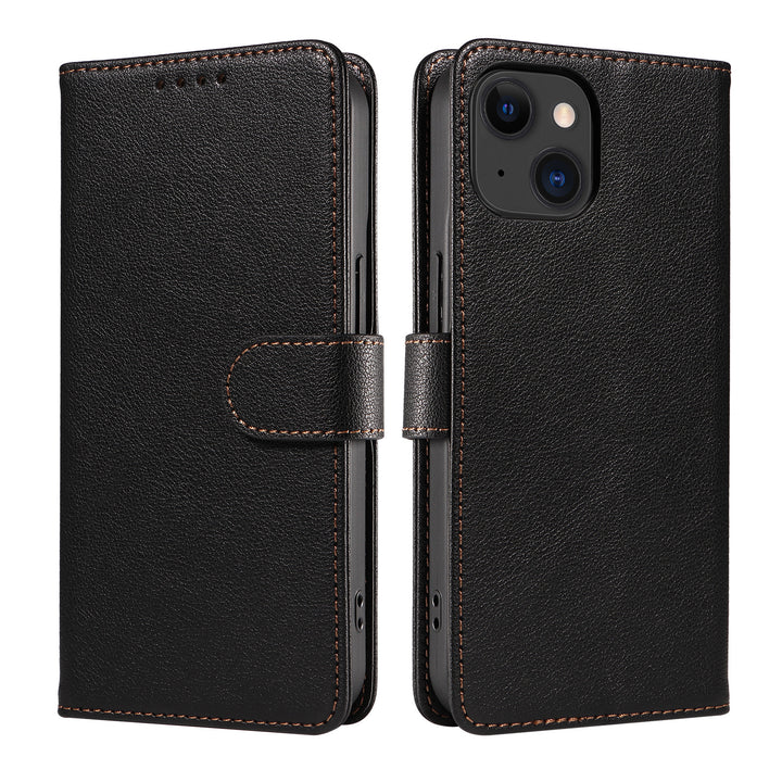 Anti-theft Swiping Mobile Phone Protective Leather Cover