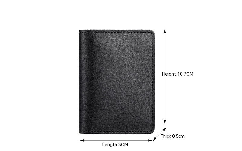 Ultra-thin Cowhide Card Holder Men And Women