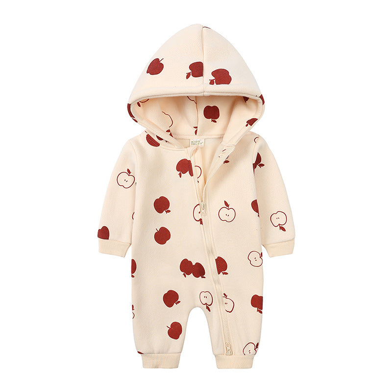 Fashion baby lange mouw fleece kleren