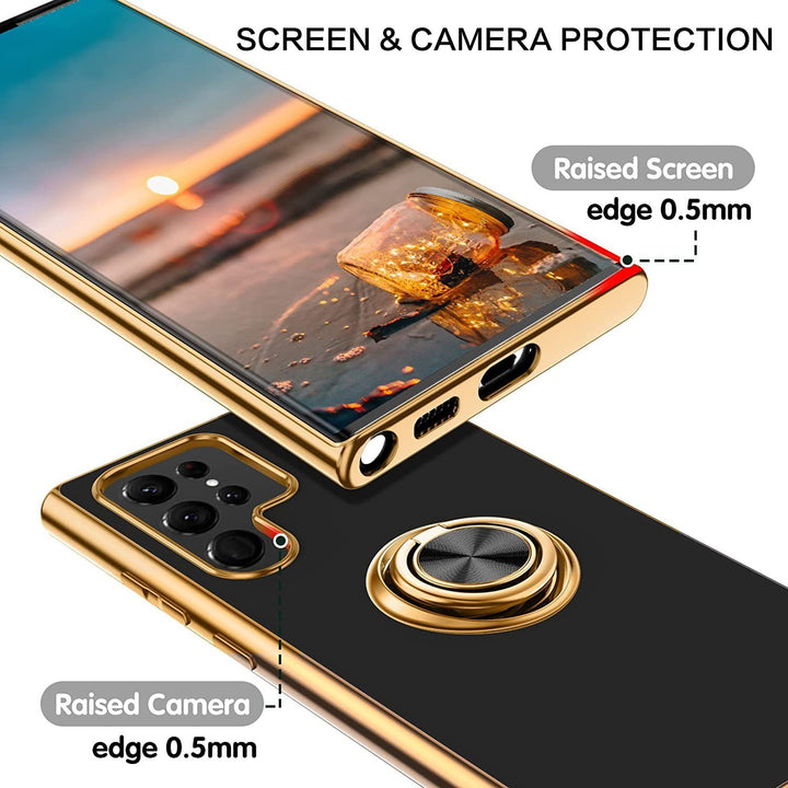 Applicable M54 Phone Case 6D Ring On-board Bracket Silicone Protective Sleeve Electroplating