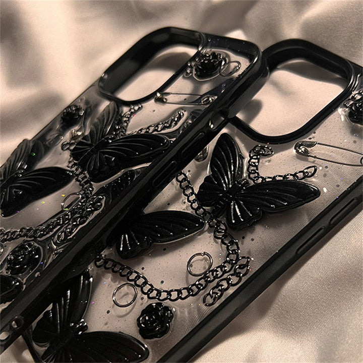 Butterfly Phone Case Silicone Three-dimensional Drop-resistant