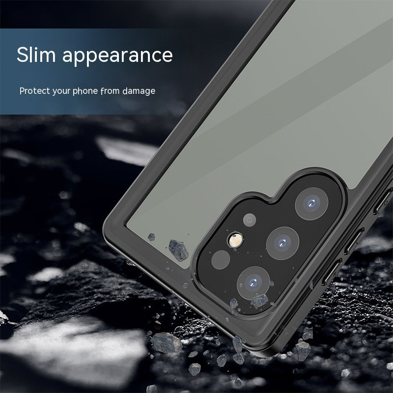 Plastic Waterproof Phone Case Outdoor Sports Drop-resistant Sealed Protective Cover
