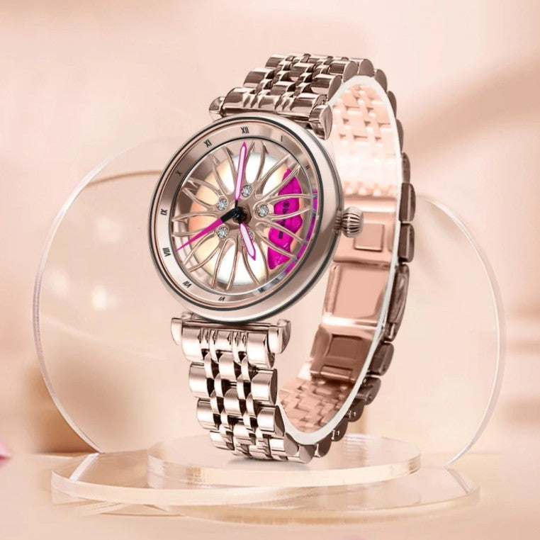 Montre à quartz étanche pour femmes