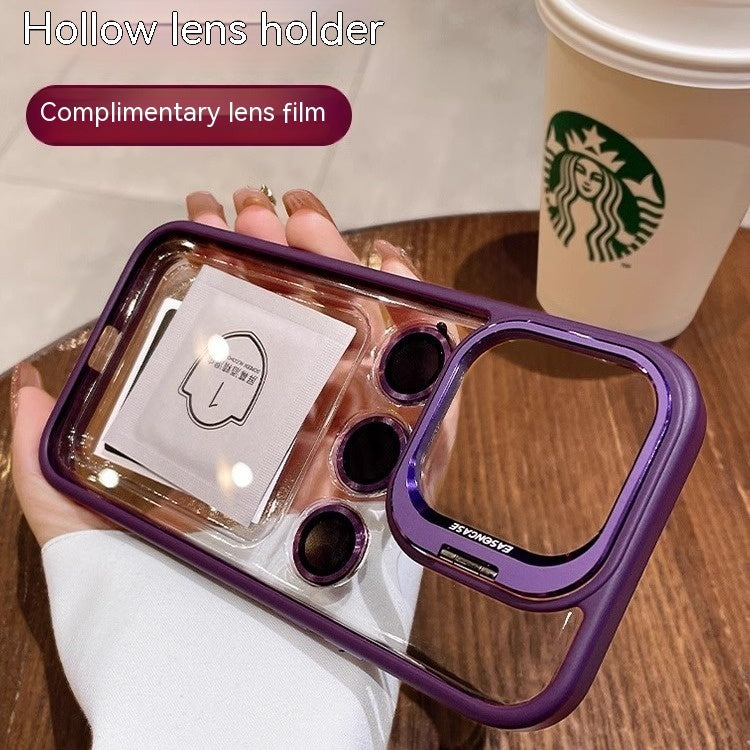 With Lens Protector Phone Case Transparent Support