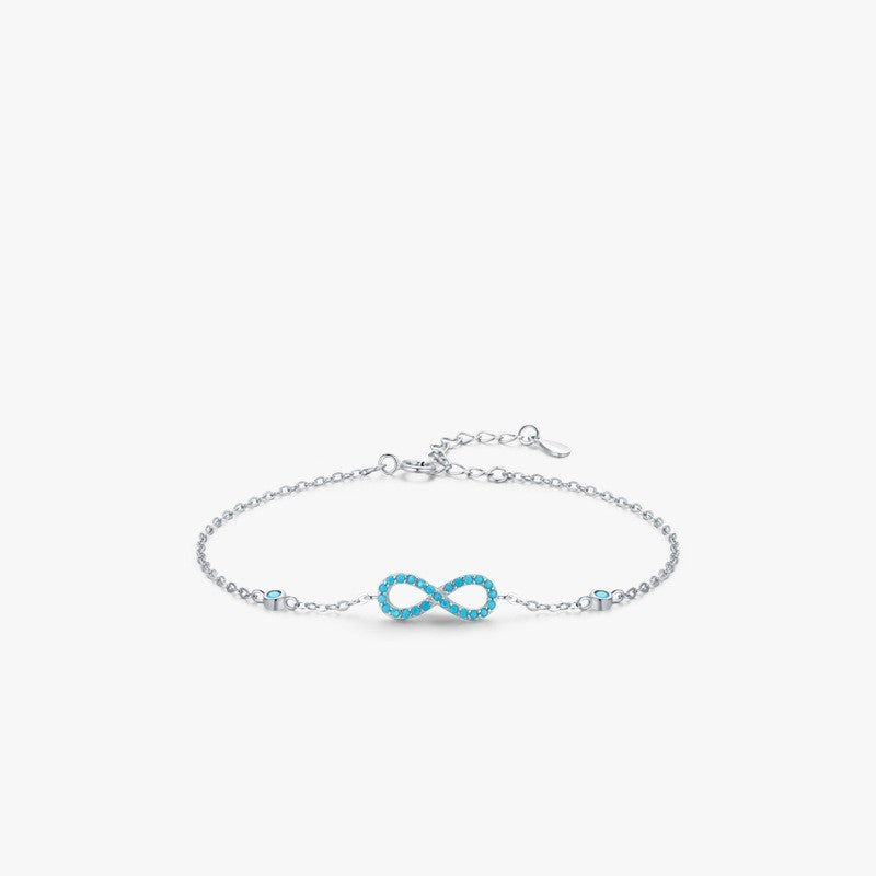S925 Sterling Silber Amore Infinito Symbol Armband