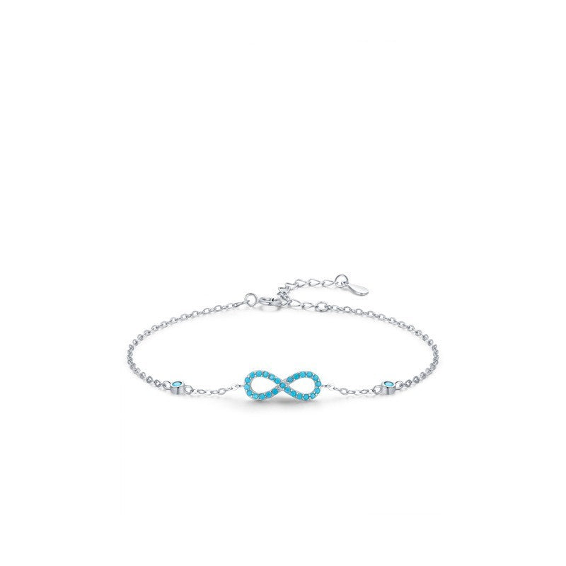 S925 Sterling Silver Amore Infinito Symbol Bracelet