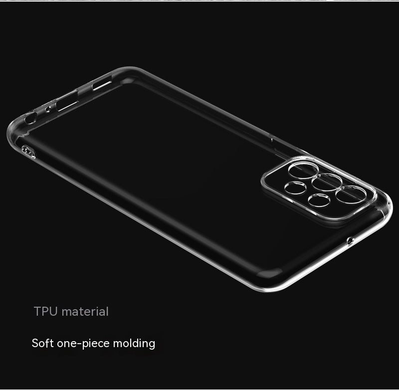 Phone Case Transparent TPU Soft Fine Hole