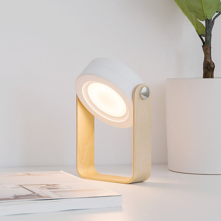 Foldbar Touch Dimble Reading LED Night Light Portable Lantern Lamp USB Laddningsbar för heminredning