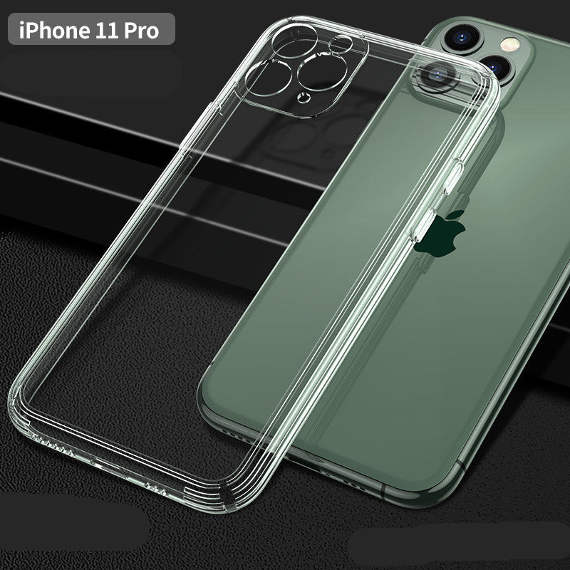 Kompatibel mit Apple, kompatibel mit Apple, iPhone 12 Hülle Silikon Anti -Drop -transparent