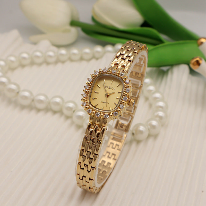 Diamante octogonal Casual Chain Chain Watch en inglés