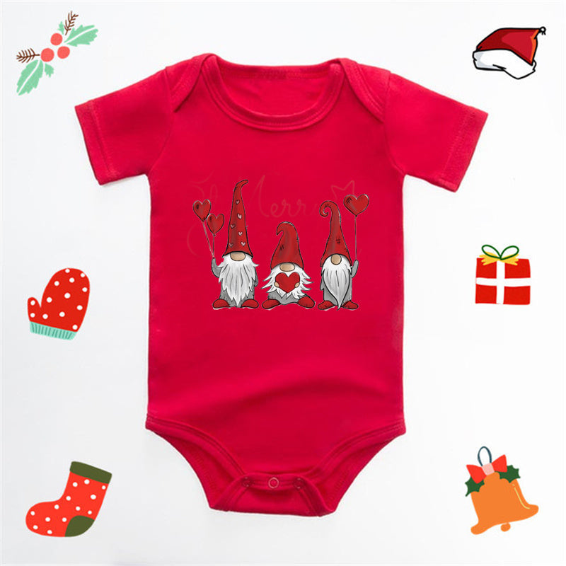 Бебешки ромска комбинезия червен пръд дрехи