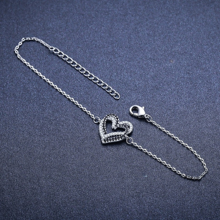 Titanium Steel Exquisite Cute Fashion Heart Bracelet