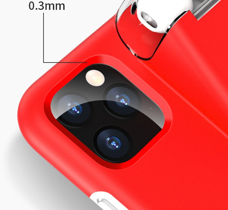 Kompatibel mit Apple, AirPods Ladekoffer Black Edge Cover für das iPhone