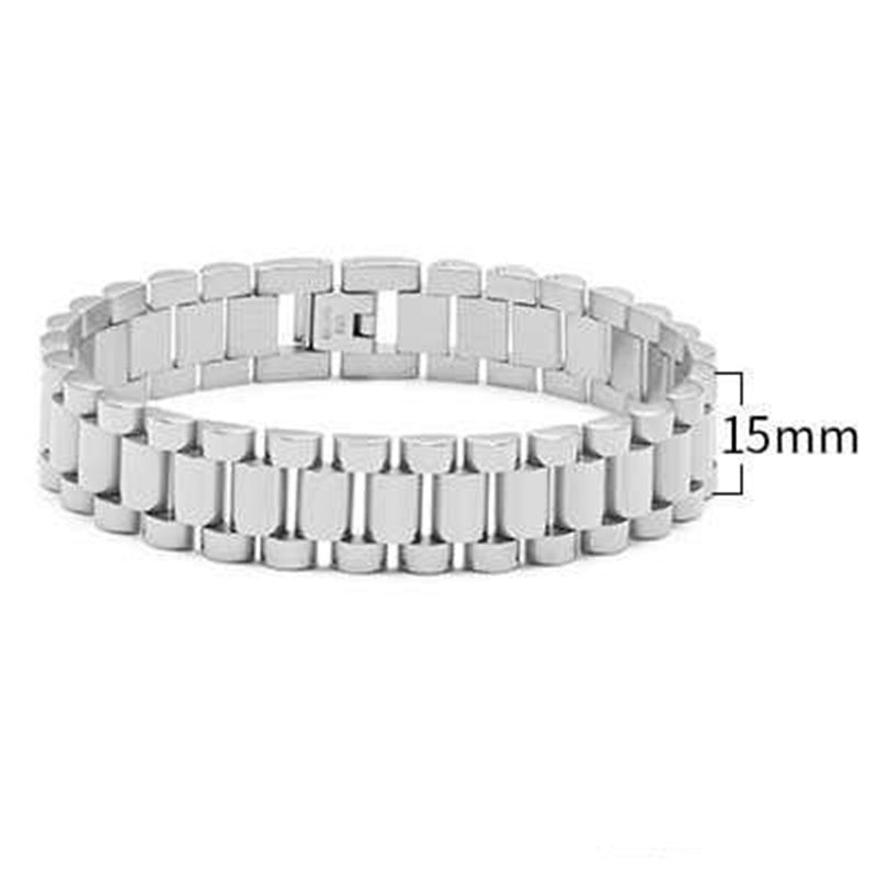 Bracelet de bracelet de bracelet en acier en titane style