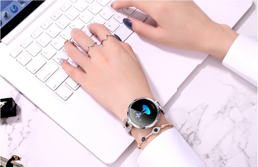 Fashion Women's Smart Watch Waterd Wearable Device Hartslagmonitor Sports smartwatch voor dames dames