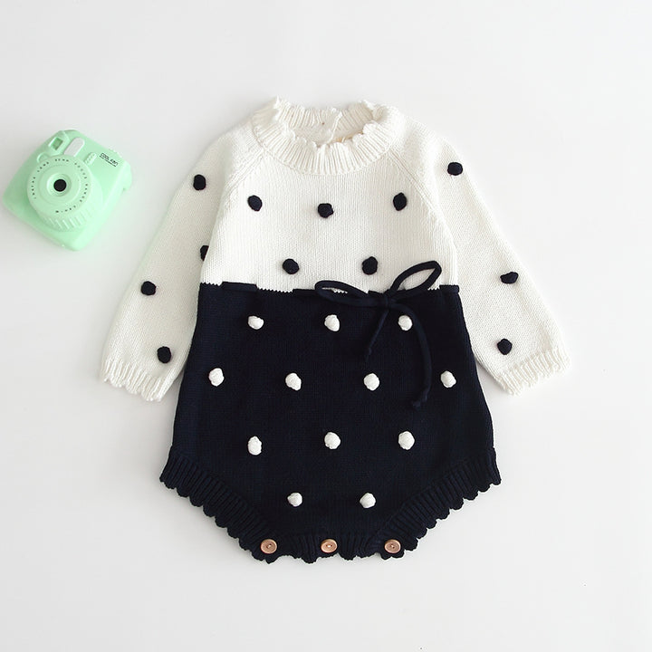 Baby knitted jumpsuit